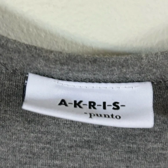 Akris Punto shirt gray size 12 - Picture 4 of 7